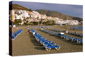 Playa De Las Vistas, Los Cristianos, Tenerife, Canary Islands, 2007-Peter Thompson-Stretched Canvas
