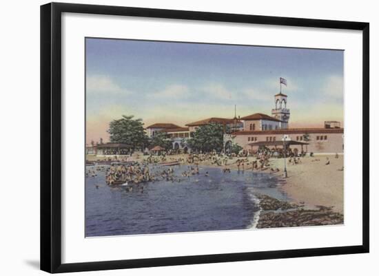 Playa De Marianao, Marianao Bathing Beach-American Photographer-Framed Photographic Print