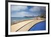 Playa De Poniente, Benidorm, Alicante, Spain - Beach, City and Promenade.-EdSamuel-Framed Photographic Print