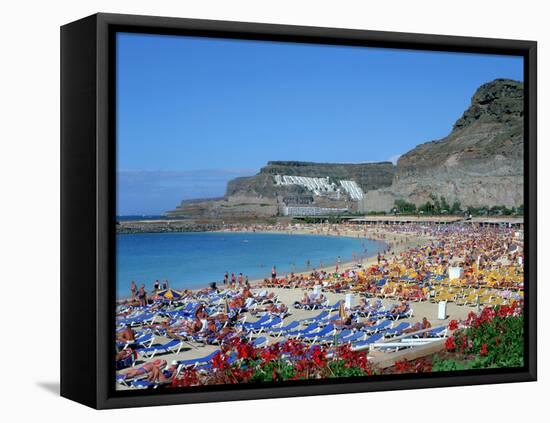 Playa Del Amadores, Gran Canaria, Canary Islands-Peter Thompson-Framed Stretched Canvas