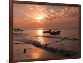 Playa Del Carmen Beach, Yucatan, Mexico-Walter Bibikow-Framed Photographic Print