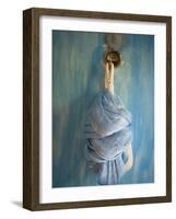 Playa Del Carmen, Mexico; a Hammock Hanging on a Wall in a Hotel-Dan Bannister-Framed Photographic Print