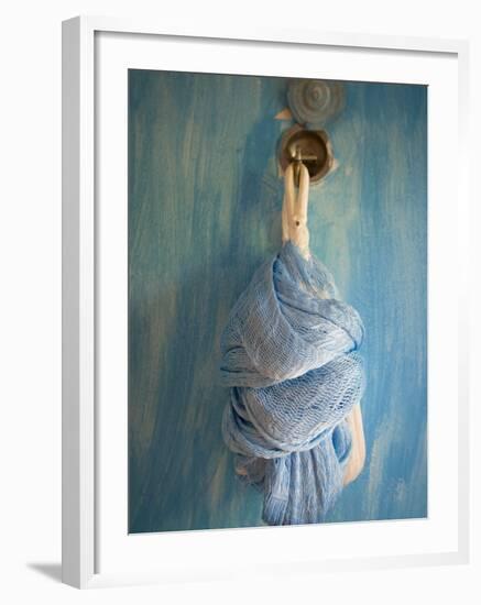 Playa Del Carmen, Mexico; a Hammock Hanging on a Wall in a Hotel-Dan Bannister-Framed Photographic Print