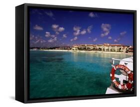 Playa Del Carmen, Quintana Roo, Mexico-Walter Bibikow-Framed Stretched Canvas