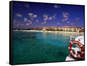 Playa Del Carmen, Quintana Roo, Mexico-Walter Bibikow-Framed Stretched Canvas