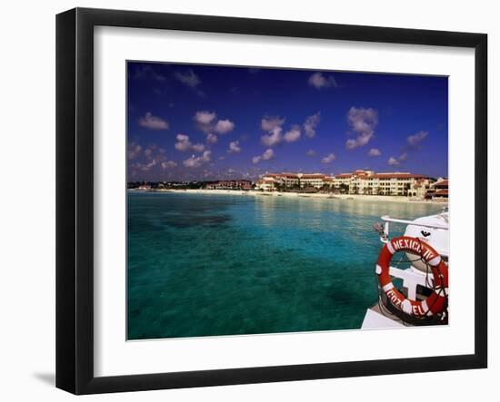 Playa Del Carmen, Quintana Roo, Mexico-Walter Bibikow-Framed Premium Photographic Print