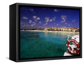 Playa Del Carmen, Quintana Roo, Mexico-Walter Bibikow-Framed Stretched Canvas