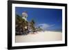 Playa Del Carmen with The El Faro Mexico-George Oze-Framed Photographic Print