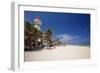 Playa Del Carmen with The El Faro Mexico-George Oze-Framed Photographic Print