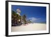 Playa Del Carmen with The El Faro Mexico-George Oze-Framed Premium Photographic Print