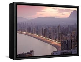 Playa Del Levante, Benidorm, Costa Blanca, Spain-Alan Copson-Framed Stretched Canvas