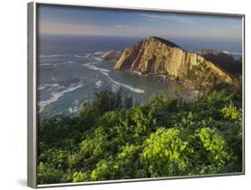 Playa Del Silencio, Costa Verde, Asturias, Spain-Rainer Mirau-Framed Photographic Print