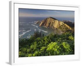 Playa Del Silencio, Costa Verde, Asturias, Spain-Rainer Mirau-Framed Photographic Print