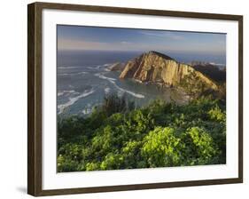 Playa Del Silencio, Costa Verde, Asturias, Spain-Rainer Mirau-Framed Photographic Print