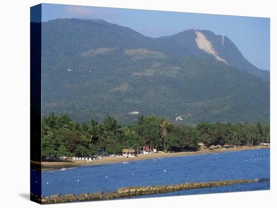 Playa Dorada and Mount Isabel Del Torres, Puerto Plata, Dominican Republic, West Indies-G Richardson-Stretched Canvas