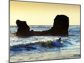 Playa El Tunco, El Salvador, Pacific Ocean Beach, Popular With Surfers, Great Waves-John Coletti-Mounted Photographic Print