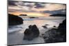 Playa Espadilla Beach at sunset, Manuel Antonio, Pacific Coast, Costa Rica-Matthew Williams-Ellis-Mounted Photographic Print