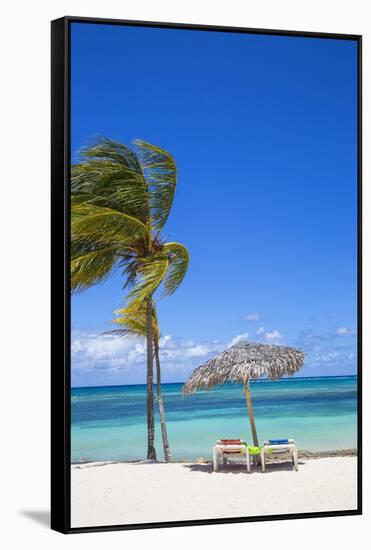 Playa Guardalvaca, Holguin Province, Cuba, West Indies, Caribbean, Central America-Jane Sweeney-Framed Stretched Canvas
