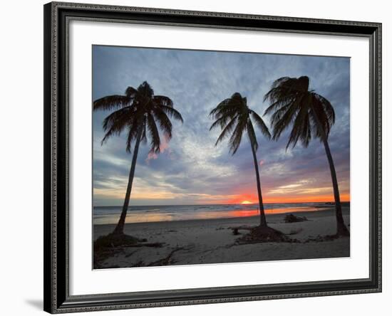 Playa Guiones Beach, Nosara, Nicoya Peninsula, Guanacaste Province, Costa Rica-Robert Francis-Framed Photographic Print