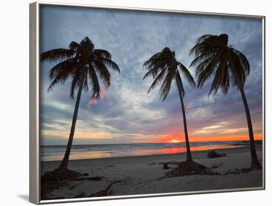 Playa Guiones Beach, Nosara, Nicoya Peninsula, Guanacaste Province, Costa Rica-Robert Francis-Framed Photographic Print