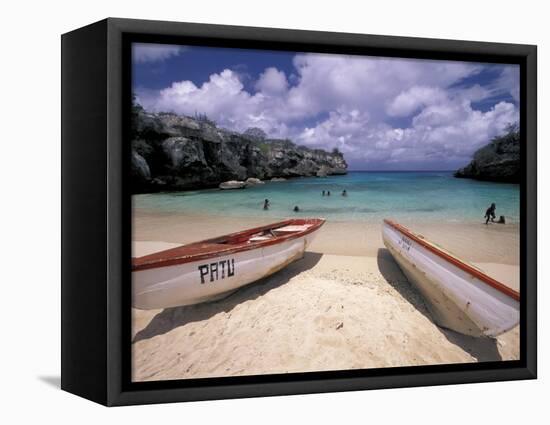 Playa Lagun, Curacao, Caribbean-Michele Westmorland-Framed Stretched Canvas