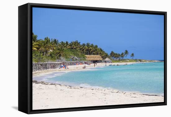 Playa Larga, Cayo Coco, Jardines Del Rey, Ciego De Avila Province, Cuba-Jane Sweeney-Framed Stretched Canvas