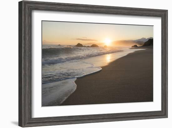 Playa los Angeles at dawn, Magdalena Department, Caribbean-Ben Pipe-Framed Photographic Print