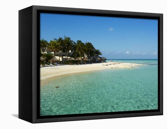 Playa Norte Beach, Isla Mujeres Island, Riviera Maya, Quintana Roo, Mexico, North America-null-Framed Stretched Canvas