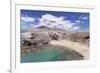 Playa Papagayo beach, near Playa Blanca, Lanzarote, Canary Islands, Spain, Atlantic, Europe-Markus Lange-Framed Photographic Print