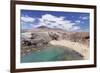 Playa Papagayo beach, near Playa Blanca, Lanzarote, Canary Islands, Spain, Atlantic, Europe-Markus Lange-Framed Photographic Print