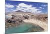 Playa Papagayo beach, near Playa Blanca, Lanzarote, Canary Islands, Spain, Atlantic, Europe-Markus Lange-Mounted Photographic Print