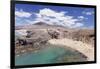 Playa Papagayo beach, near Playa Blanca, Lanzarote, Canary Islands, Spain, Atlantic, Europe-Markus Lange-Framed Photographic Print