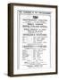 Playbill Advertising a Performance of 'Cavalleria Rusticana' and 'Crispino E La Comare' at the…-null-Framed Giclee Print