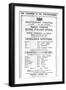 Playbill Advertising a Performance of 'Cavalleria Rusticana' and 'Crispino E La Comare' at the…-null-Framed Giclee Print