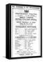 Playbill Advertising a Performance of 'Cavalleria Rusticana' and 'Crispino E La Comare' at the…-null-Framed Stretched Canvas