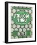 Playbill for Golf Musical-null-Framed Art Print