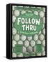 Playbill for Golf Musical-null-Framed Stretched Canvas