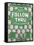 Playbill for Golf Musical-null-Framed Stretched Canvas
