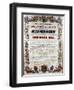 Playbill for Guillaume Tell, the Opera by Gioachino Rossini, C.1864-null-Framed Giclee Print