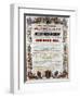 Playbill for Guillaume Tell, the Opera by Gioachino Rossini, C.1864-null-Framed Giclee Print