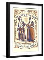 Playbill for Taming of the Shrew with Lunt and Fontanne-null-Framed Art Print