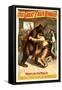 Playbill for the Great Train Robbery-null-Framed Stretched Canvas