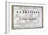 Playbill of the Premiere of La Traviata, Opera by Giuseppe Verdi-null-Framed Giclee Print