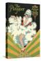 Playbill with Dancing Girl-null-Stretched Canvas