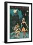 Playbill with Pierrot-null-Framed Art Print