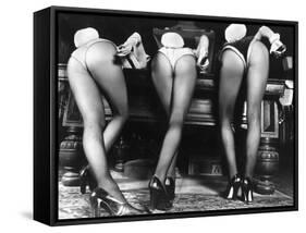 Playboy Bunnies Will Challenge Press Club Rabbits at the Press Club, February 1978-null-Framed Stretched Canvas