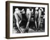 Playboy Bunnies Will Challenge Press Club Rabbits at the Press Club, February 1978-null-Framed Premium Photographic Print