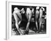 Playboy Bunnies Will Challenge Press Club Rabbits at the Press Club, February 1978-null-Framed Photographic Print