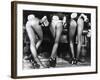 Playboy Bunnies Will Challenge Press Club Rabbits at the Press Club, February 1978-null-Framed Photographic Print