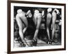 Playboy Bunnies Will Challenge Press Club Rabbits at the Press Club, February 1978-null-Framed Photographic Print